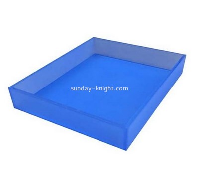 Bespoke blue acrylic bar serving tray STK-061