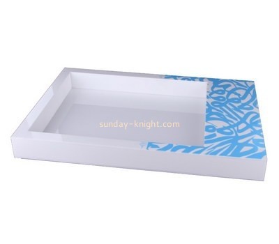 White acrylic tray wholesale STK-075