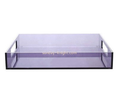 Bespoke purple acrylic fruit tray STK-079