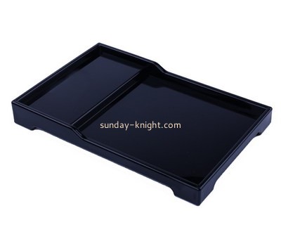 Bespoke black acrylic large tray STK-083