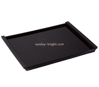 Bespoke black acrylic oversized serving tray STK-090