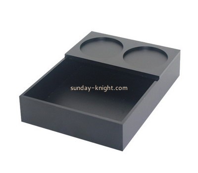 Bespoke black personalized acrylic tray STK-096
