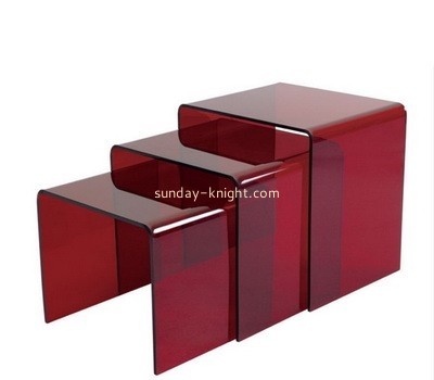 Bespoke red acrylic coffee table designs AFK-097