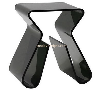 Bespoke black acrylic coffee table with storage AFK-104