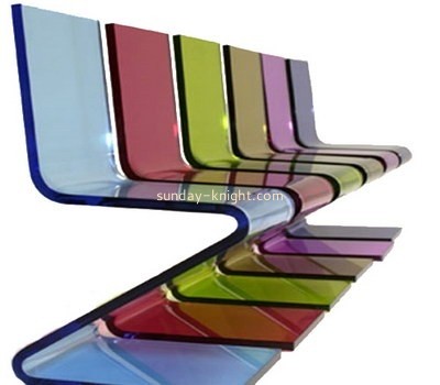 Bespoke acrylic z shaped chair AFK-177