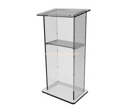 Bespoke clear acrylic lecterns and podiums AFK-183