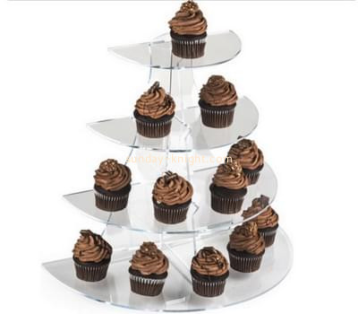 Bespoke acrylic cupcake tiered display FSK-065