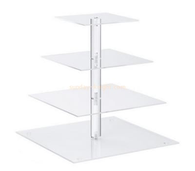 Bespoke acrylic tiered display rack FSK-068