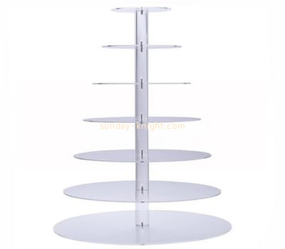 Bespoke acrylic cake display units for sale FSK-086