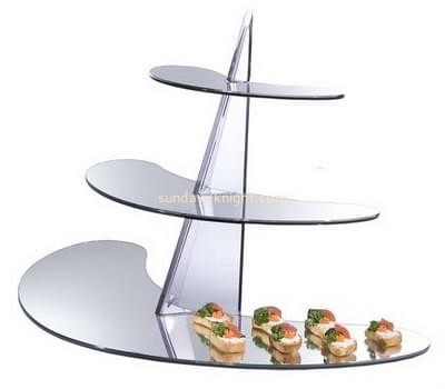 Bespoke acrylic cheap cake display stands FSK-091
