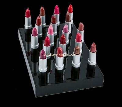 Customize black acrylic mac lipstick display MDK-133