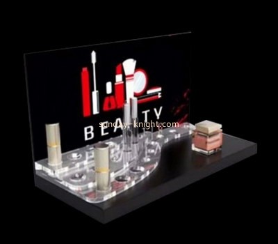 Customize plexiglass cosmetic counter display MDK-229