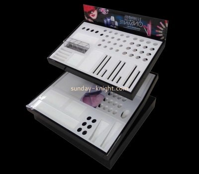 Customize lucite cosmetic product display MDK-249