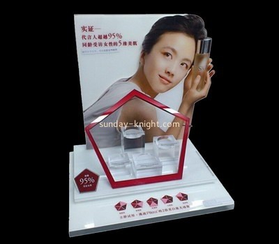 Customize shop acrylic cosmetic display stand MDK-268