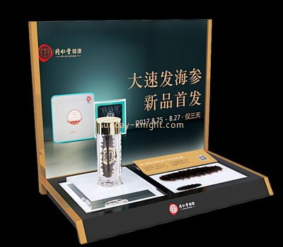 Customize lucite cosmetic counter display MDK-269