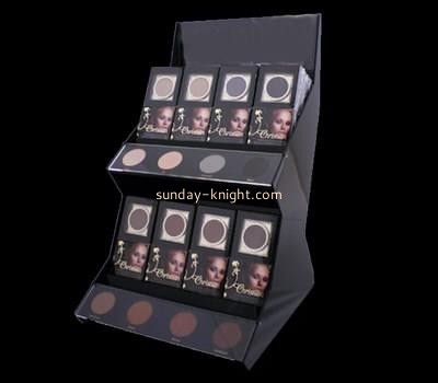 Customize black acrylic cosmetic display MDK-349