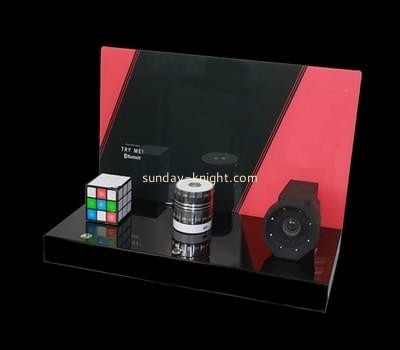 Customize black makeup display stand MDK-352