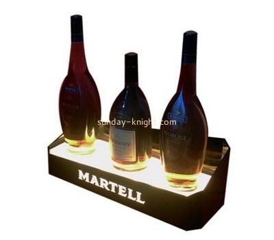 Customize acrylic 3 bottle wine holder WDK-076