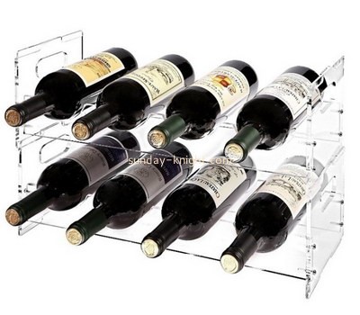 Customize acrylic wine rack display shelf WDK-088