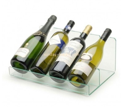 Customize acrylic 4 bottle wine holder WDK-094