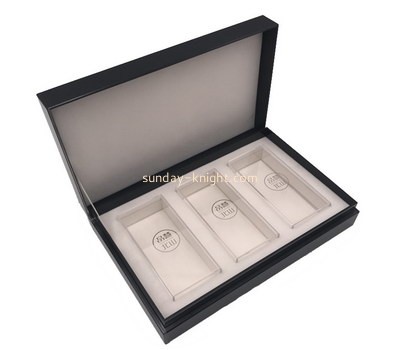 Customize black jewelry box DBK-657