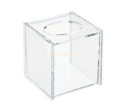 Customize clear plexiglass raffle box DBK-749