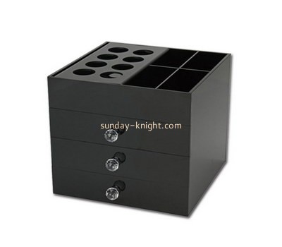 Customize acrylic black drawer box DBK-763