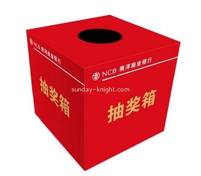 Customize acrylic raffle box DBK-776