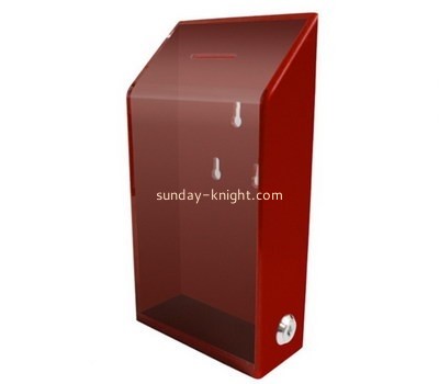 Customize acrylic wall mounted suggestion box DBK-778