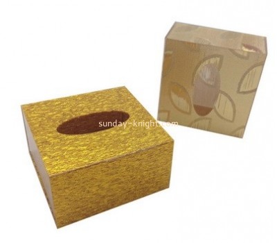 Customize acrylic tissue box design DBK-810