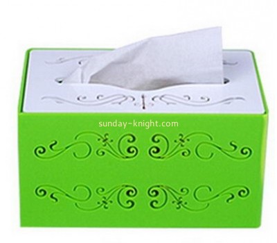 Customize acrylic decorative tissue holder DBK-864