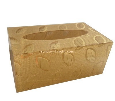 Customize acrylic cool tissue box cover DBK-869
