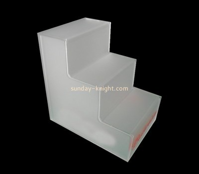 Customize perspex tiered display stand ODK-403