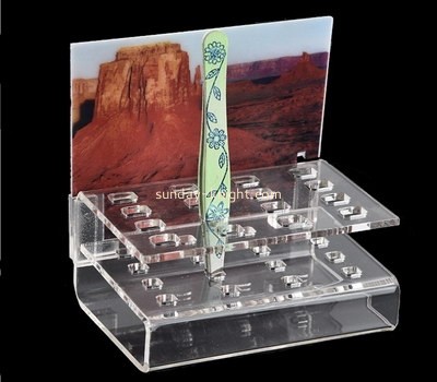 Customize acrylic retail counter display stands ODK-407