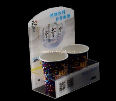 Customize lucite paper coffee cup holder ODK-464