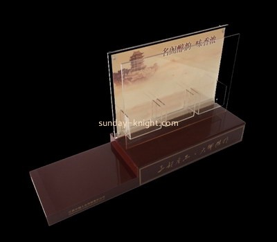 Customize lucite display stand for small items ODK-575