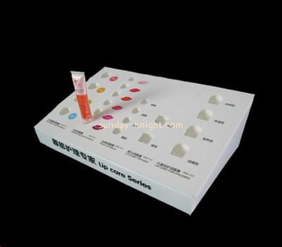 Customize acrylic cosmetic counter display ODK-757