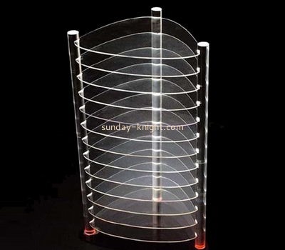 Customize perspex tiered display rack ODK-784