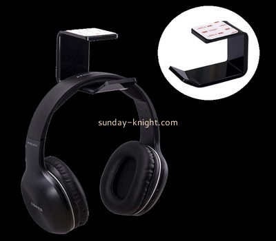Customize acrylic wall mounted headphone stand ODK-791