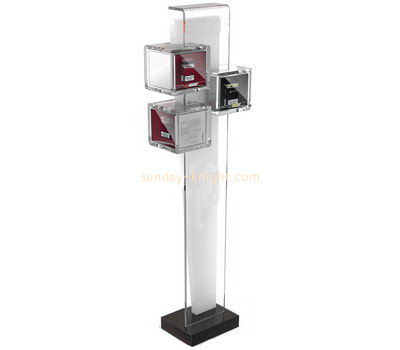 Customize acrylic floor brochure holder BHK-540