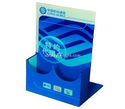 Customize acrylic 4 x 9 brochure holder BHK-543