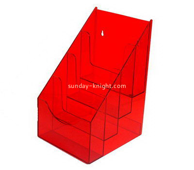 Customize acrylic tiered literature holder BHK-563