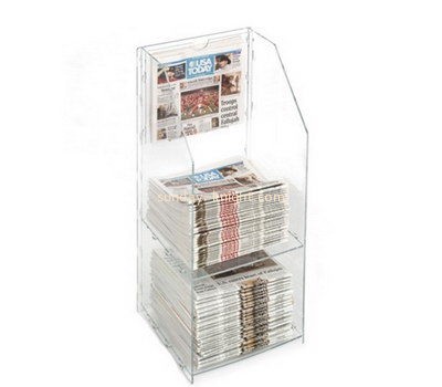 Customize acrylic newspaper holder BHK-576