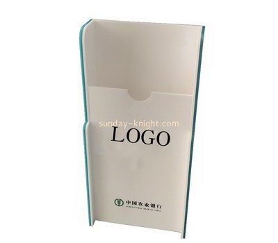 Customize acrylic standing brochure rack BHK-578