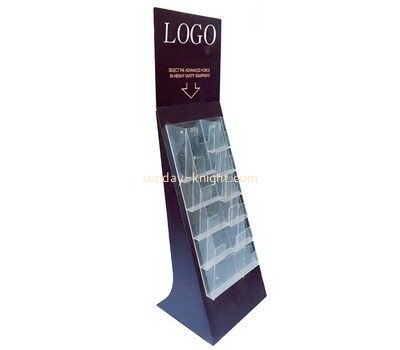 Customize acrylic brochure holder floor stand BHK-585