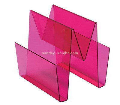 Customize acrylic magazine brochure rack BHK-581