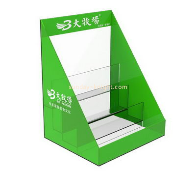 Customize acrylic poster stand with brochure holder BHK-631