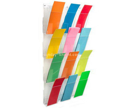 Customize acrylic wall hanging brochure holder BHK-636