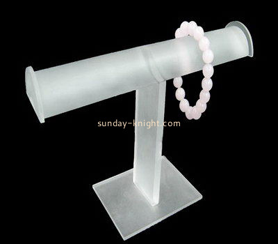 Customize acrylic t bar bracelet holder JDK-489