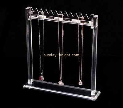 Customize acrylic large necklace display stand JDK-537